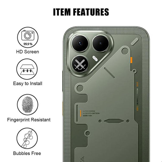 Kalebol Transparent HD Anti-Fingerprint AR Integrated Camera Lens Tempered Glass Film, For Tecno Pova 8 5G, For Tecno Camon 50 Pro 5G, For Tecno Spark 50 5G, For Tecno Pova Curve 2 5G, For Tecno Spark 50 4G, For Tecno Camon 50 4G, For Tecno Spark 40C  ...