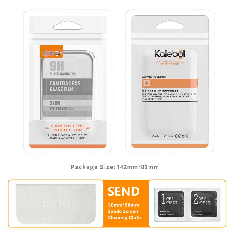 Kalebol Transparent HD Anti-Fingerprint AR Integrated Camera Lens Tempered Glass Film, For Tecno Spark 40C, For Tecno Pova 7 5G, For Tecno Spark 40 Pro+ 4G, For Tecno Spark 40 Pro 4G, For Tecno Spark 40 4G, For Tecno Pova 7 Ultra 5G, For Tecno Pova 7 4...