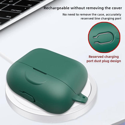 Solid Color Silicone Earphone Protective Cover, For EarFun Air Pro 4+