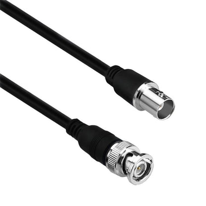 JUNSUNMAY Male to Female RG59U BNC Extension Cable for Video Security Camera CCTV Systems, 50cm, 100cm, 150cm