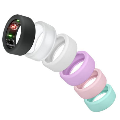 For Oura Ring Gen3 / Samsung Galaxy Ring Silicone Ring Cover, S 5-10, M 11-13