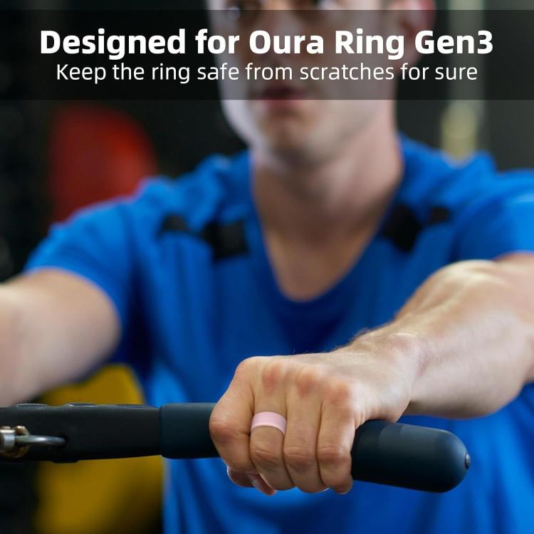 For Oura Ring Gen3 / Samsung Galaxy Ring Silicone Ring Cover, S 5-10, M 11-13
