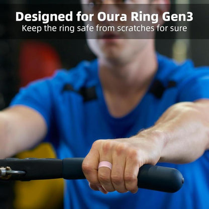 For Oura Ring Gen3 / Samsung Galaxy Ring Silicone Ring Cover, S 5-10, M 11-13
