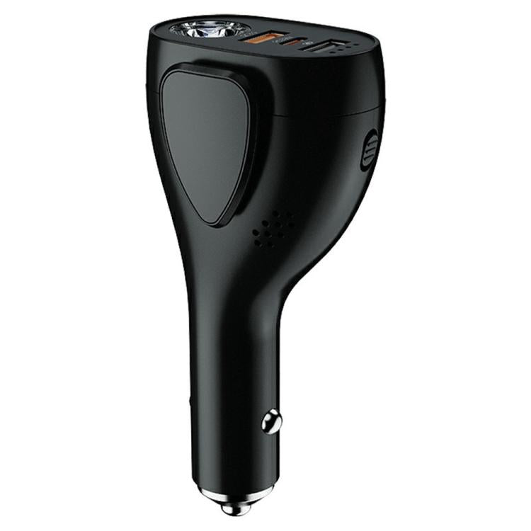 A13 Multifunctional QC3.0 Car Charger Safety Hammer Seatbelt Cutter with LED Flashlight, A13