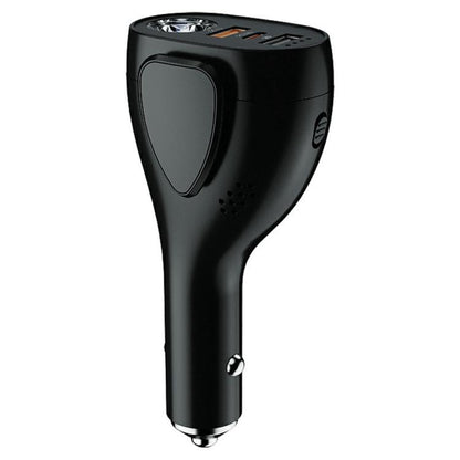 A13 Multifunctional QC3.0 Car Charger Safety Hammer Seatbelt Cutter with LED Flashlight, A13