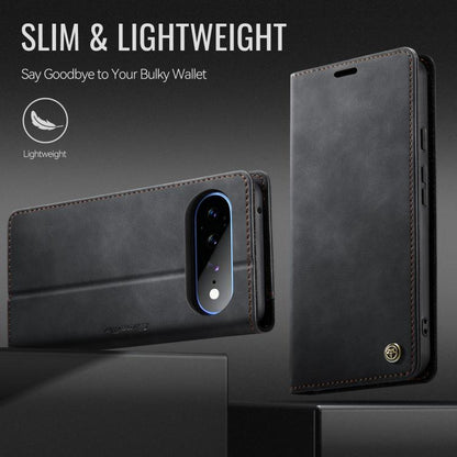 CaseMe 033 Calf Leather Lining Microfibre RFID Blocking Phone Case, For Google Pixel 11 Pro XL, For Google Pixel 10a, For Google Pixel 11 / 11 Pro