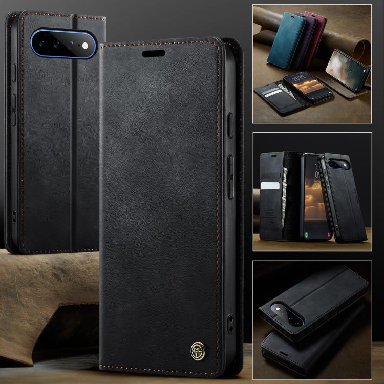 CaseMe 033 Calf Leather Lining Microfibre RFID Blocking Phone Case, For Google Pixel 11 Pro XL, For Google Pixel 10a, For Google Pixel 11 / 11 Pro