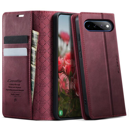 CaseMe 033 Calf Leather Lining Microfibre RFID Blocking Phone Case, For Google Pixel 11 Pro XL, For Google Pixel 10a, For Google Pixel 11 / 11 Pro