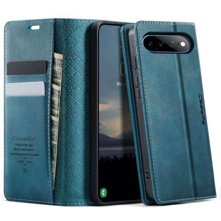 CaseMe 033 Calf Leather Lining Microfibre RFID Blocking Phone Case, For Google Pixel 11 Pro XL, For Google Pixel 10a, For Google Pixel 11 / 11 Pro