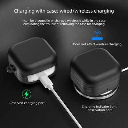 Textured Full-Coverage Shockproof TPU Earphone Protective Case, For Samsung Galaxy Buds 4 / 4 Pro