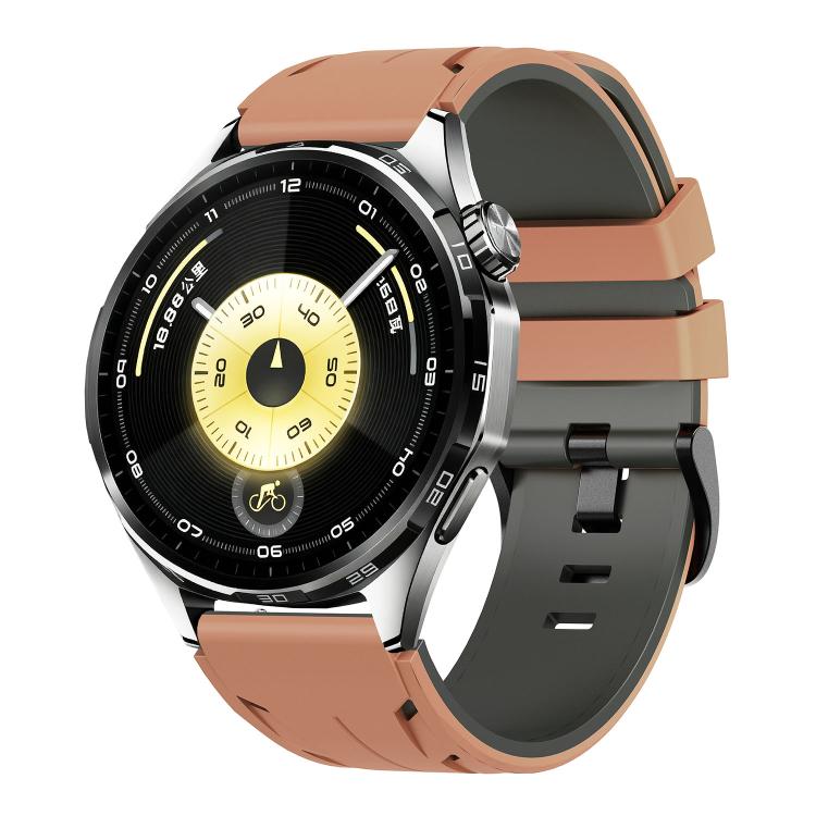 Stegosaurus Pin Buckle Two Color Silicone Watch Band, 22mm