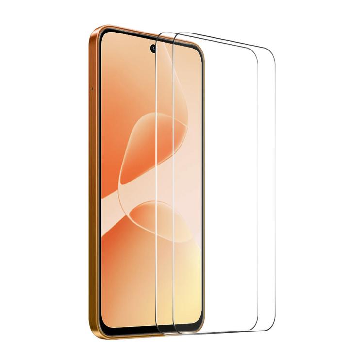 2pcs ENKAY 9H Big Arc Edge High Aluminum-silicon Tempered Glass Film, For Tecno Camon 50 4G