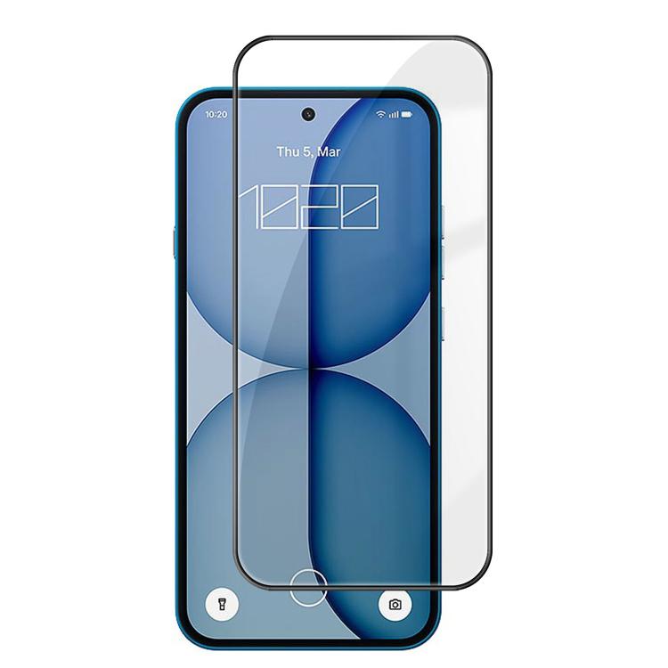 Kalebol High-Aluminum Screen-Printed Full-Coverage Anti-Fingerprint Black-Bordered HD Tempered Glass Film, For Nothing Phone 4b, For Nothing Phone 4a Pro, For Nothing Phone 4a, For Nothing Phone 3a Lite, For Nothing Phone 3, For Nothing CMF Phone 2 Pro...