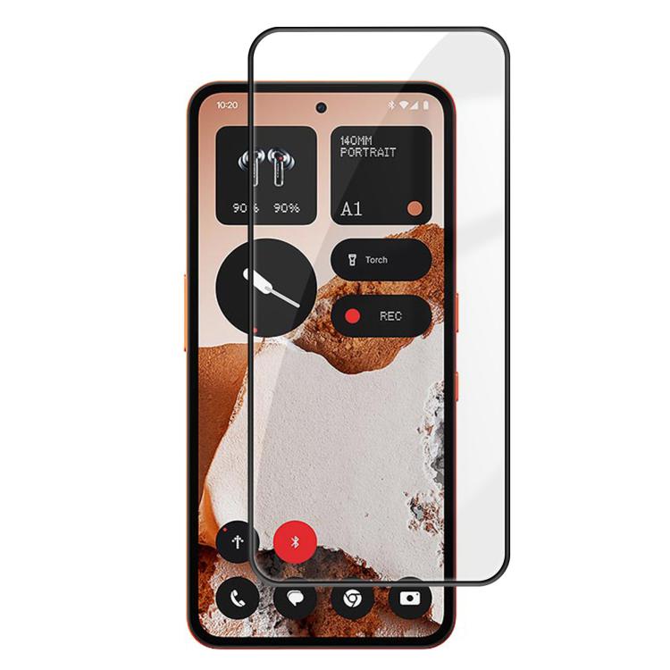 Kalebol High-Aluminum Screen-Printed Full-Coverage Anti-Fingerprint Black-Bordered HD Tempered Glass Film, For Nothing Phone 4b, For Nothing Phone 4a Pro, For Nothing Phone 4a, For Nothing Phone 3a Lite, For Nothing Phone 3, For Nothing CMF Phone 2 Pro...