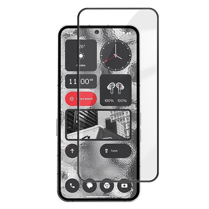 Kalebol High-Aluminum Screen-Printed Full-Coverage Anti-Fingerprint Black-Bordered HD Tempered Glass Film, For Nothing Phone 4b, For Nothing Phone 4a Pro, For Nothing Phone 4a, For Nothing Phone 3a Lite, For Nothing Phone 3, For Nothing CMF Phone 2 Pro...