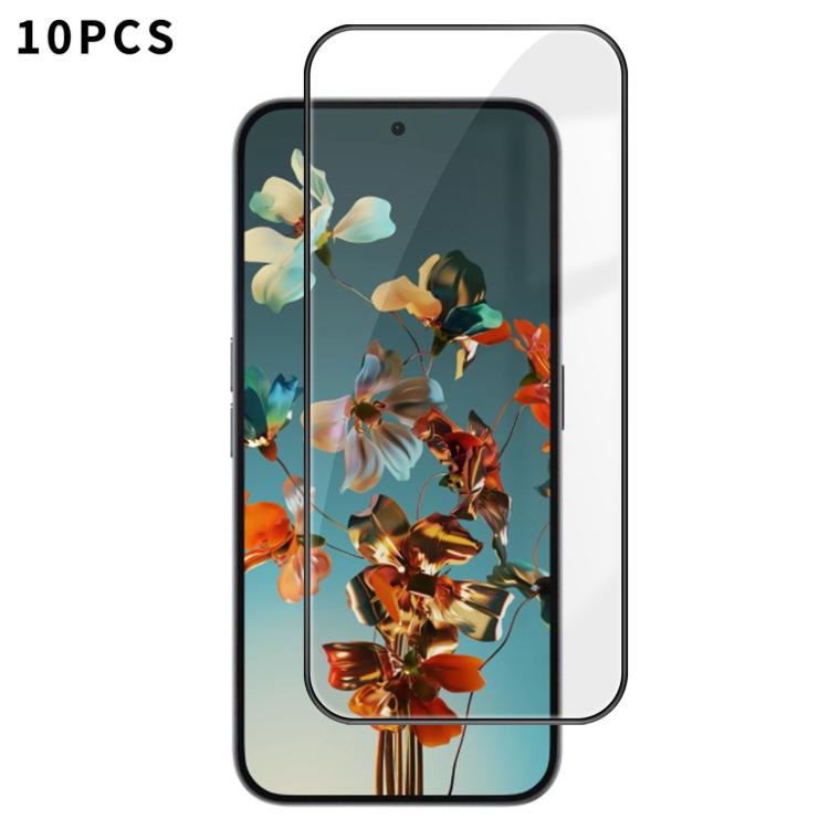 10pcs Kalebol High-Aluminum Screen-Printed Full-Coverage Anti-Fingerprint Black-Bordered HD Tempered Glass Film, For Nothing Phone 4b, For Nothing Phone 4a Pro, For Nothing Phone 4a, For Nothing Phone 3a Lite, For Nothing Phone 3                       ...