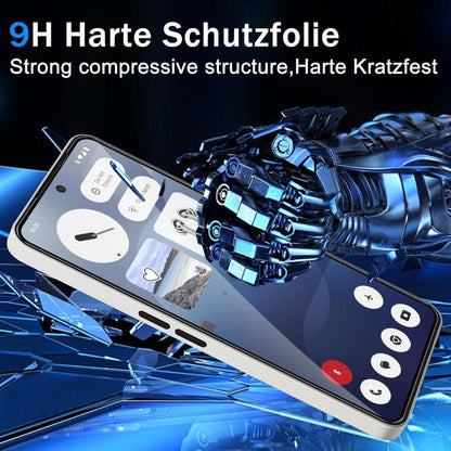 10pcs Kalebol High-Aluminum Screen-Printed Full-Coverage Anti-Fingerprint Black-Bordered HD Tempered Glass Film, For Nothing Phone 4b, For Nothing Phone 4a Pro, For Nothing Phone 4a, For Nothing Phone 3a Lite, For Nothing Phone 3                       ...