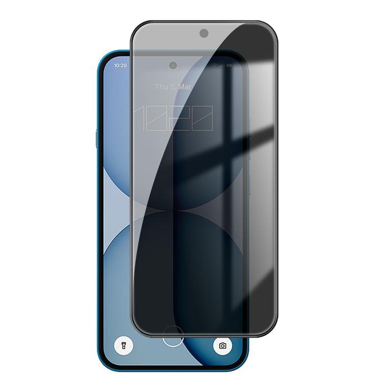 Kalebol High-Aluminum Screen-Printed Full-Coverage Black-Border Privacy Tempered Glass Film, For Nothing Phone 4b, For Nothing Phone 4a Pro, For Nothing Phone 4a, For Nothing Phone 3a Lite, For Nothing Phone 3, For Nothing CMF Phone 2 Pro              ...