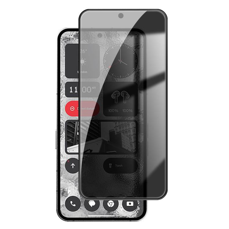 Kalebol High-Aluminum Screen-Printed Full-Coverage Black-Border Privacy Tempered Glass Film, For Nothing Phone 4b, For Nothing Phone 4a Pro, For Nothing Phone 4a, For Nothing Phone 3a Lite, For Nothing Phone 3, For Nothing CMF Phone 2 Pro              ...