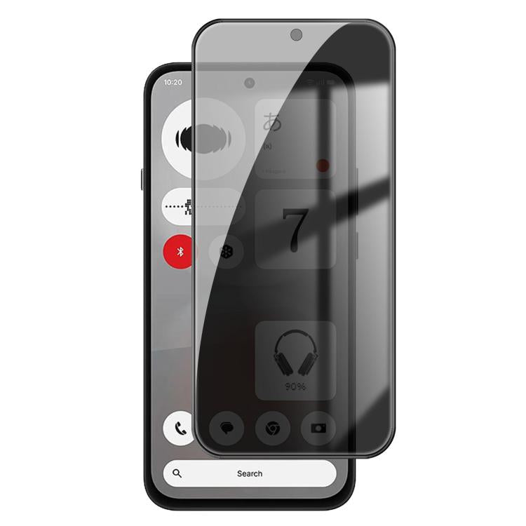 Kalebol High-Aluminum Screen-Printed Full-Coverage Black-Border Privacy Tempered Glass Film, For Nothing Phone 4b, For Nothing Phone 4a Pro, For Nothing Phone 4a, For Nothing Phone 3a Lite, For Nothing Phone 3, For Nothing CMF Phone 2 Pro              ...