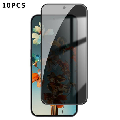 10pcs Kalebol High-Aluminum Screen-Printed Full-Coverage Black-Border Privacy Tempered Glass Film, For Nothing Phone 4b, For Nothing Phone 4a Pro, For Nothing Phone 4a, For Nothing Phone 3a Lite, For Nothing Phone 3, For Nothing CMF Phone 2 Pro        ...