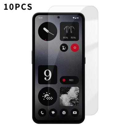 Kalebol 10pcs High-Aluminum Semi-Screen Anti-Fingerprint HD Tempered Glass Film, For Nothing Phone 4b, For Nothing Phone 4a Pro, For Nothing Phone 4a, For Nothing Phone 3a Lite, For Nothing Phone 3, For Nothing CMF Phone 2 Pro, For Nothing Phone 3a    ...