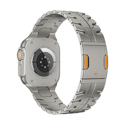 Iron Man Magnetic Titanium Metal Watch Band, For Apple Watch 46mm / 49mm / 45mm / 44mm
