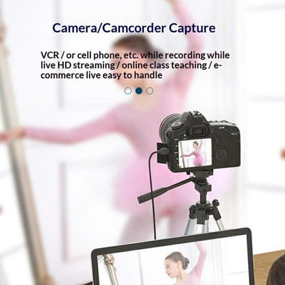 HU-08A Adaptateur de capture HD 1080P 60Hz HDMI vers USB 3.0 / Type-C 2 en 1, HU-08A