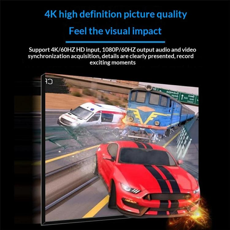 HU-02A Câble adaptateur de diffusion en direct HDMI vers USB / Type-C 2 en 1 Carte de capture vidéo, HU-02A
