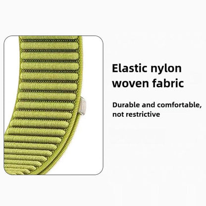 Woven Nylon Hook And Loop Fastener Metal Interface Watch Band, For Huawei Band 11 / Band 11 Pro