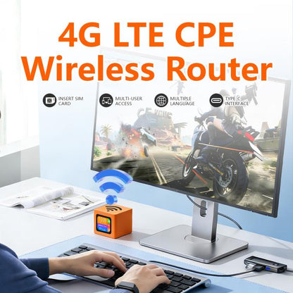 Q51-E SIM-Kartensteckplatz und RJ45-Anschluss 4G LTE WiFi 6 Router CPE Wireless Modem, EU-Stecker, UK-Stecker
