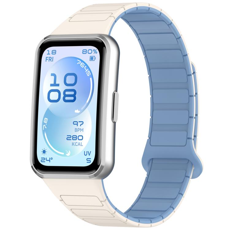 I-Shaped Adjustable Magnetic Silicone Watch Band, For Huawei Band 11 / Band 11 Pro
