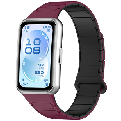 I-Shaped Adjustable Magnetic Silicone Watch Band, For Huawei Band 11 / Band 11 Pro