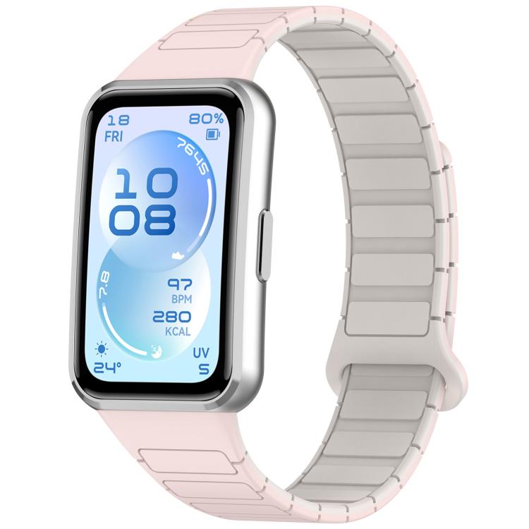 I-Shaped Adjustable Magnetic Silicone Watch Band, For Huawei Band 11 / Band 11 Pro