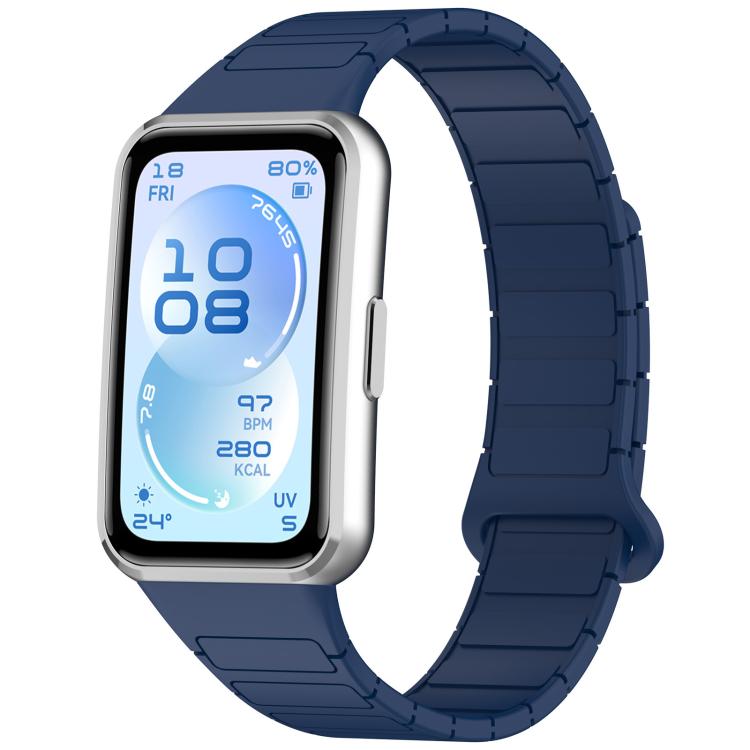 I-Shaped Adjustable Magnetic Silicone Watch Band, For Huawei Band 11 / Band 11 Pro
