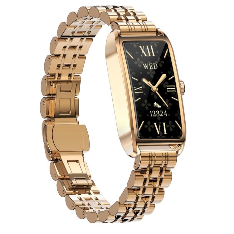 Dora T 1.13 inch AMOLED Screen IP68 Waterproof Lady Smart Watch, Supports Health Monitoring