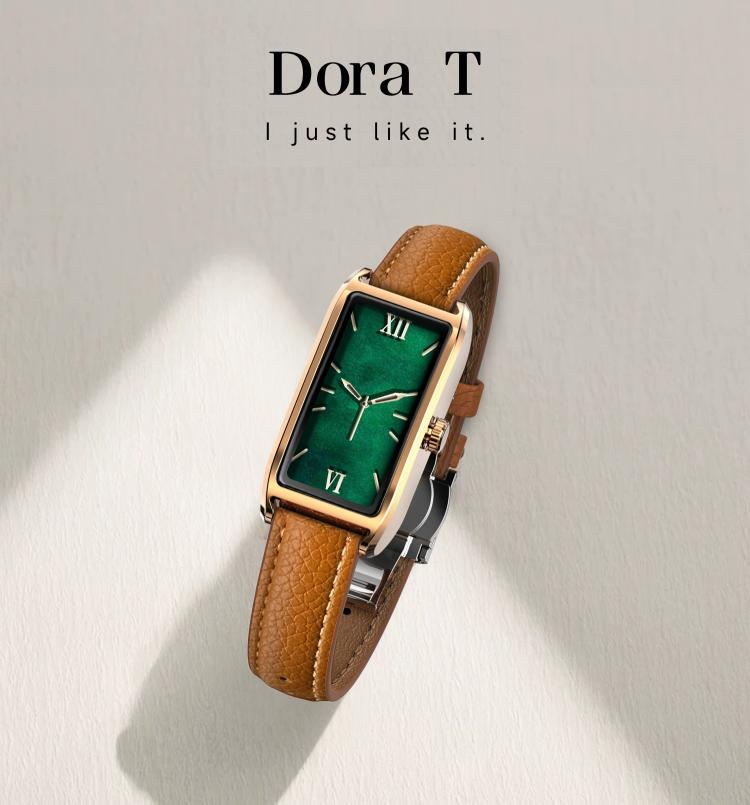 Dora T 1.13 inch AMOLED Screen IP68 Waterproof Lady Smart Watch, Supports Health Monitoring