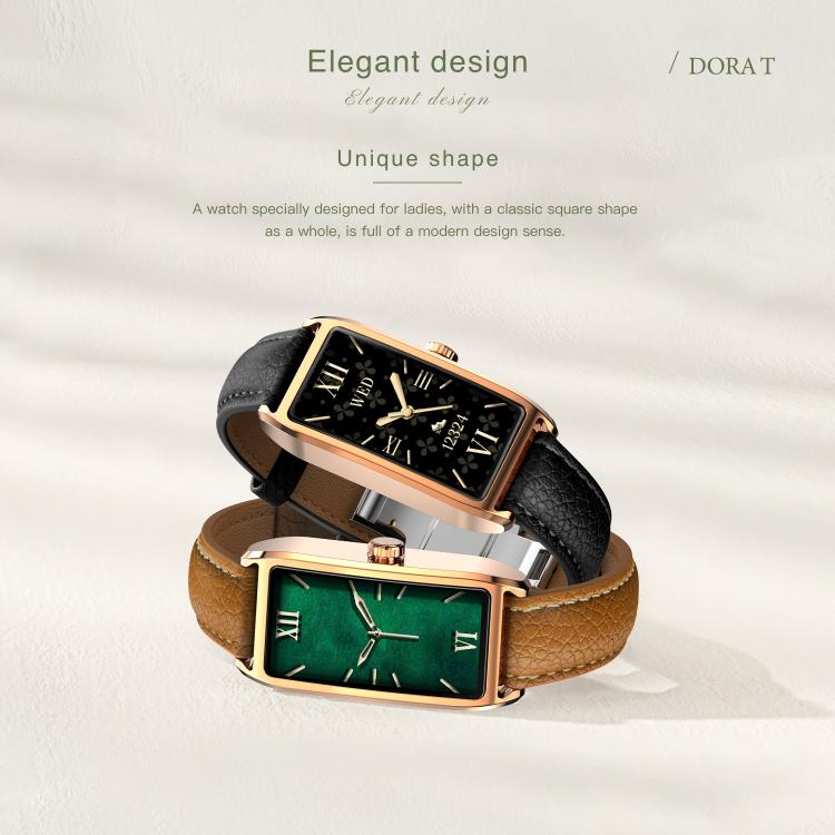 Dora T 1.13 inch AMOLED Screen IP68 Waterproof Lady Smart Watch, Supports Health Monitoring