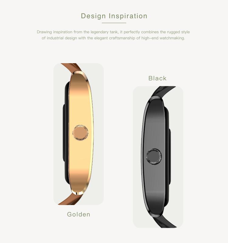 Dora T 1.13 inch AMOLED Screen IP68 Waterproof Lady Smart Watch, Supports Health Monitoring