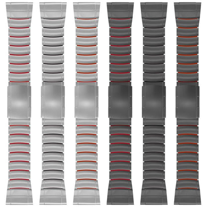 Turtle Buckle One Bead Silicone Titanium Alloy Watch Band, For Garmin 26mm, For Garmin 22mm