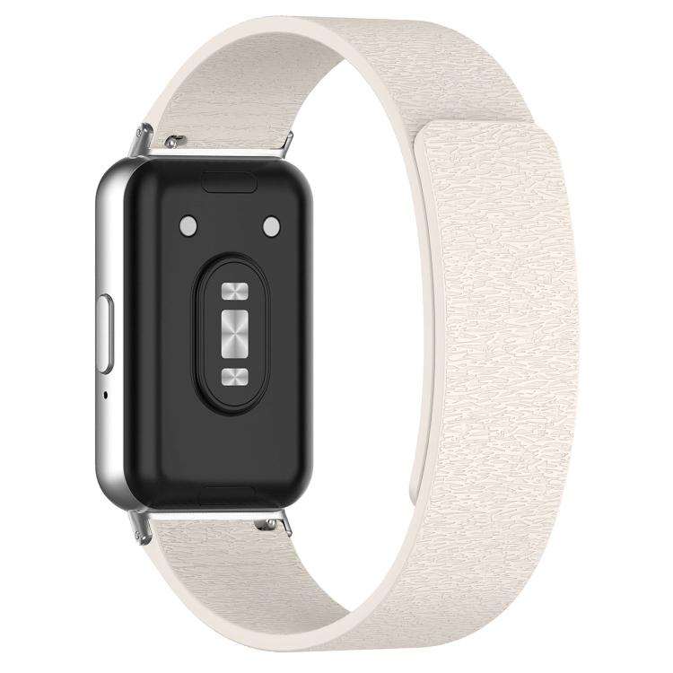 Bracelet de montre en silicone magnétique à grain de bois nuage, pour Huawei Band 11 / Band 11 Pro