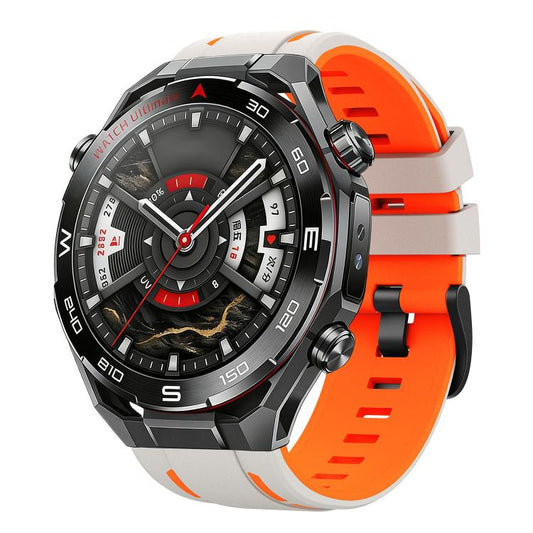 Speed Shadow Sports Two Color Silicone Watch Band, 22mm