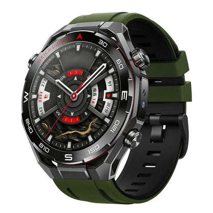 Speed Shadow Sports Two Color Silicone Watch Band, 22mm