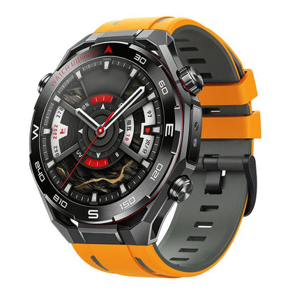 Speed Shadow Sports Two Color Silicone Watch Band, 22mm