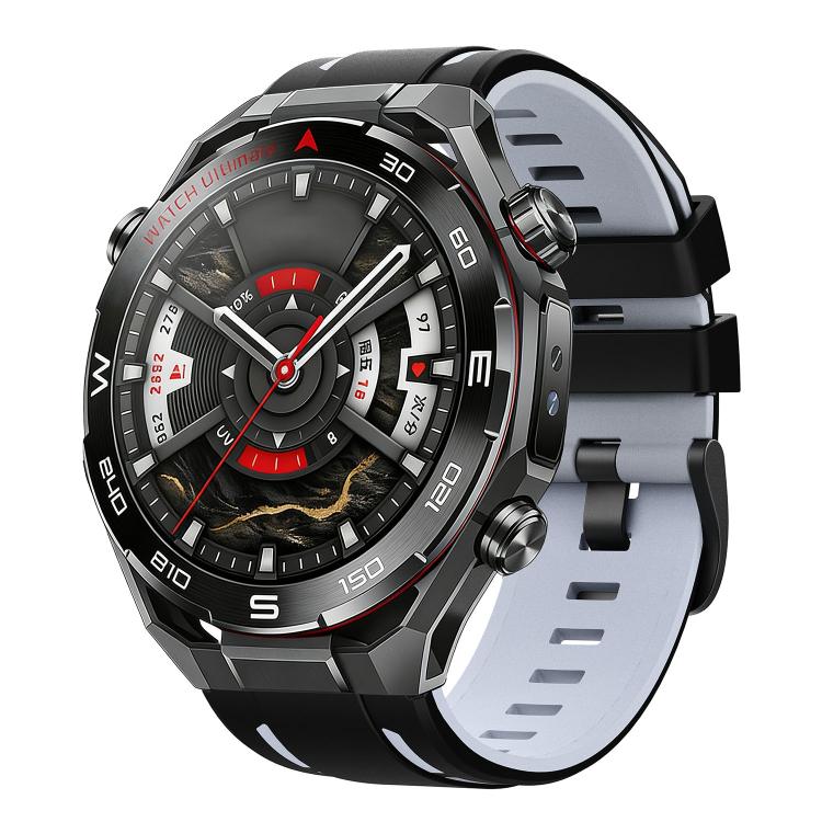 Speed Shadow Sports Two Color Silicone Watch Band, 22mm