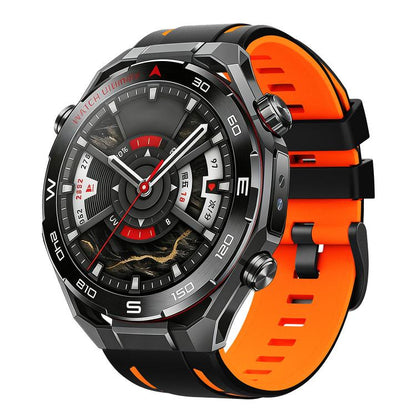 Speed Shadow Sports Two Color Silicone Watch Band, 22mm