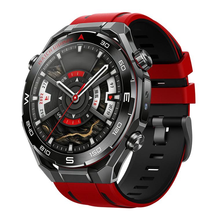 Speed Shadow Sports Two Color Silicone Watch Band, 22mm