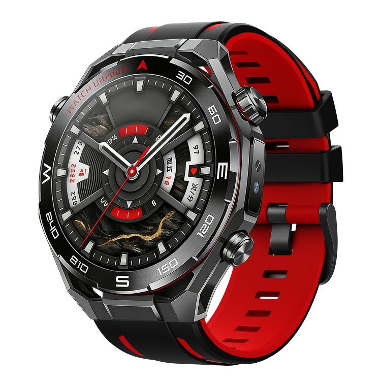 Speed Shadow Sports Two Color Silicone Watch Band, 22mm