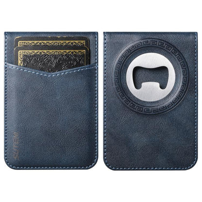 Suteni S5 Bottle Opener, Magnetic Card Holder with Card Slot