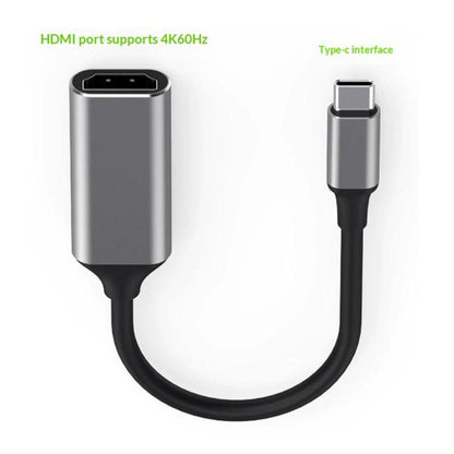 HC-61 HDMI Video Audio Sync Type-C to HDMI Cable 4K / 60Hz Adapter, HC-61